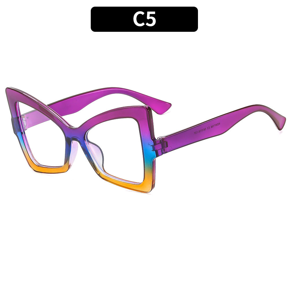 Fashionable Oval Blue Light Blocking Glasses for Women