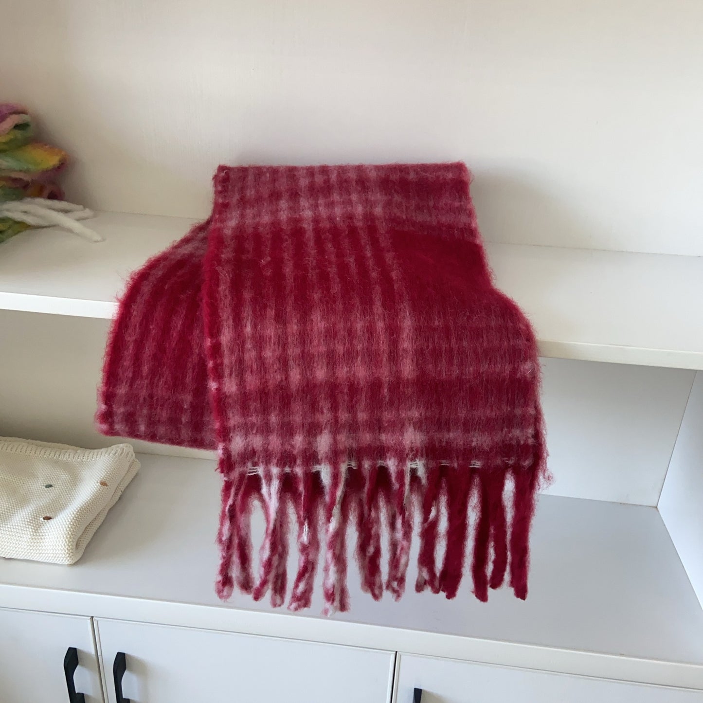 Vintage Plaid Scarf for Women - Cozy Warmth for All Occasions