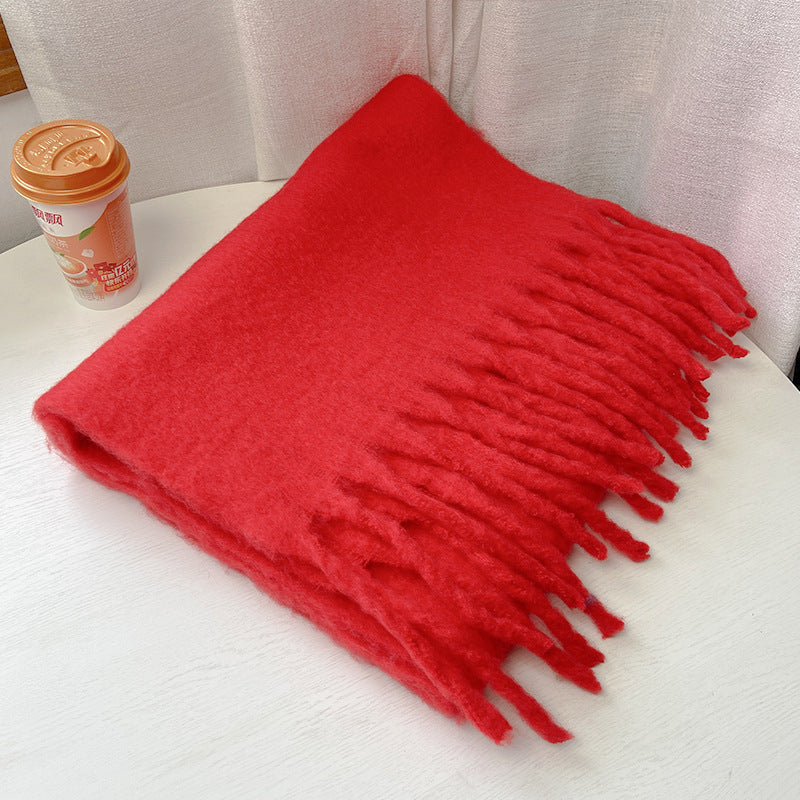 28 Colors Cozy Soft Cashmere Feel Scarf for Women
