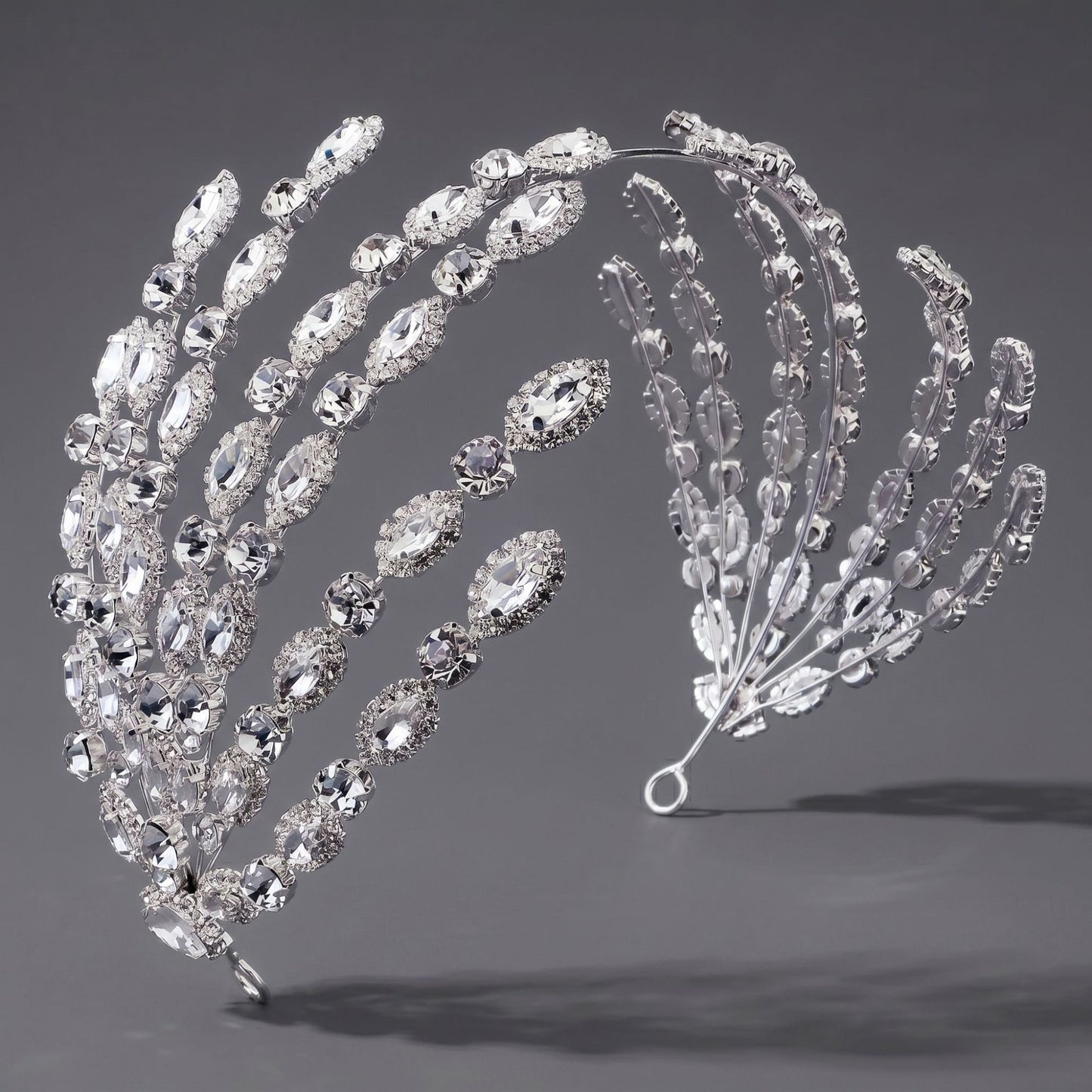 Luxury Rhinestone Bridal Headband for Wedding and Party