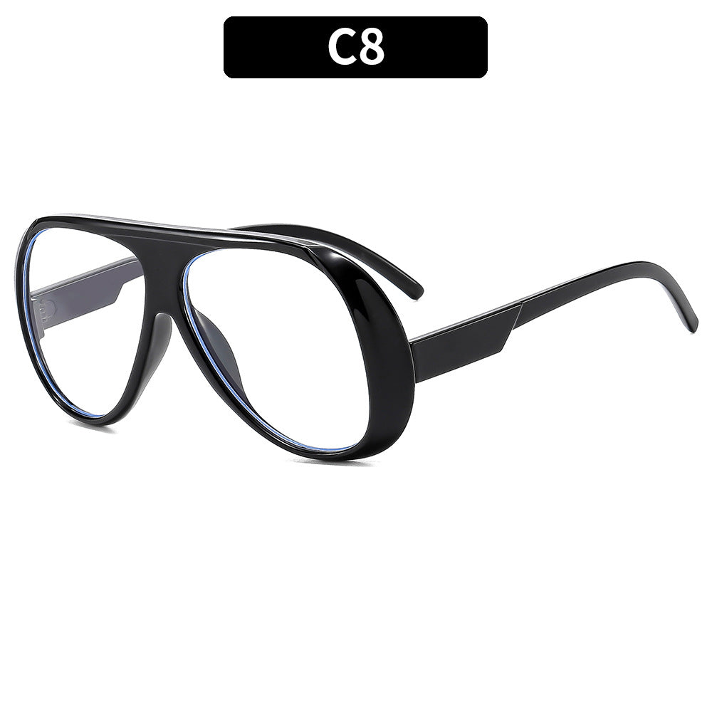 Trendy Large Frame Outdoor Cycling Sunglasses for Men and Women