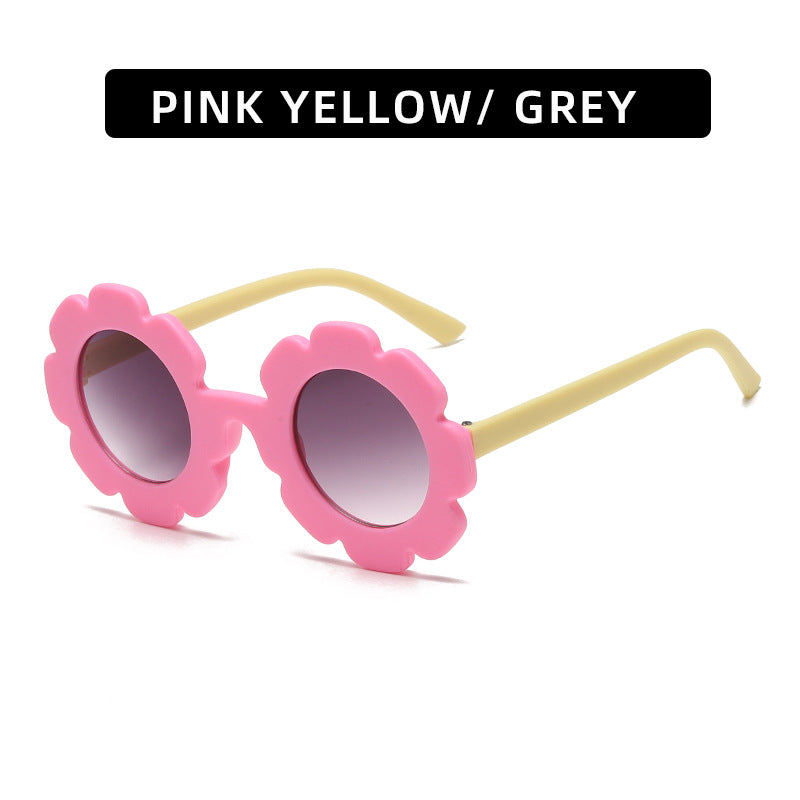 Trendy Kids' Sunglasses Cute Sunflower Design UV400 Protection