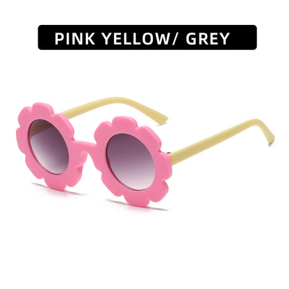 Trendy Kids' Sunglasses Cute Sunflower Design UV400 Protection