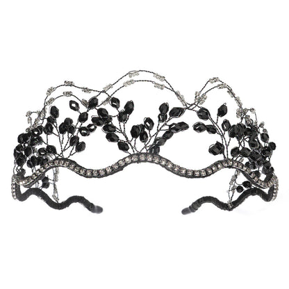 Handcrafted Crystal Beaded Headband Elegant Hair Accessory