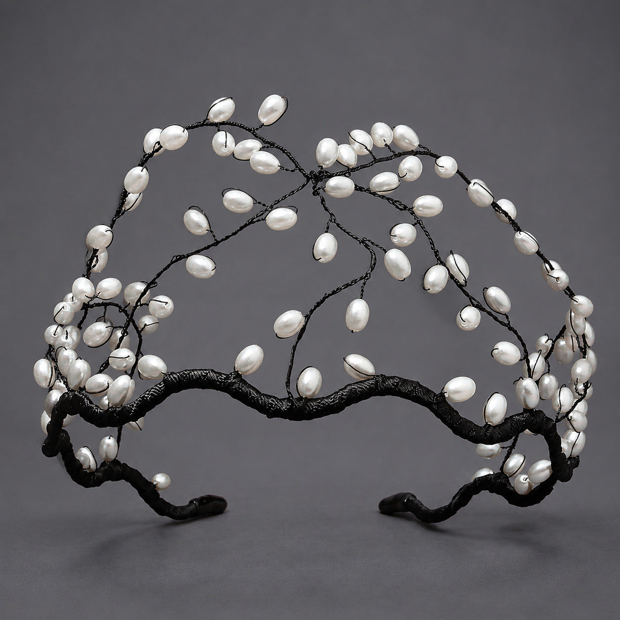 Handcrafted Crystal Beaded Headband Elegant Hair Accessory