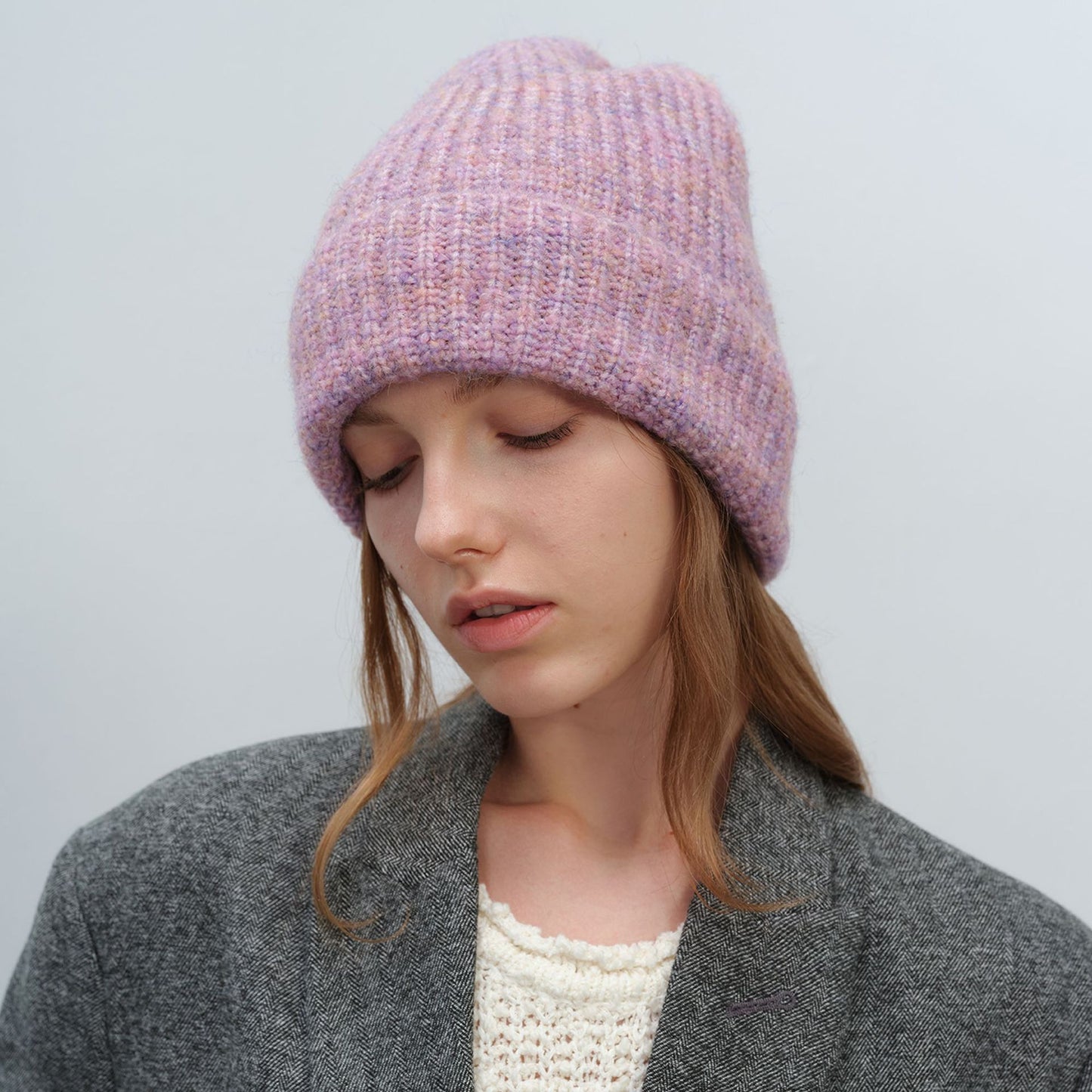 Thick Warm Knit Beanie Hat for Men and Women