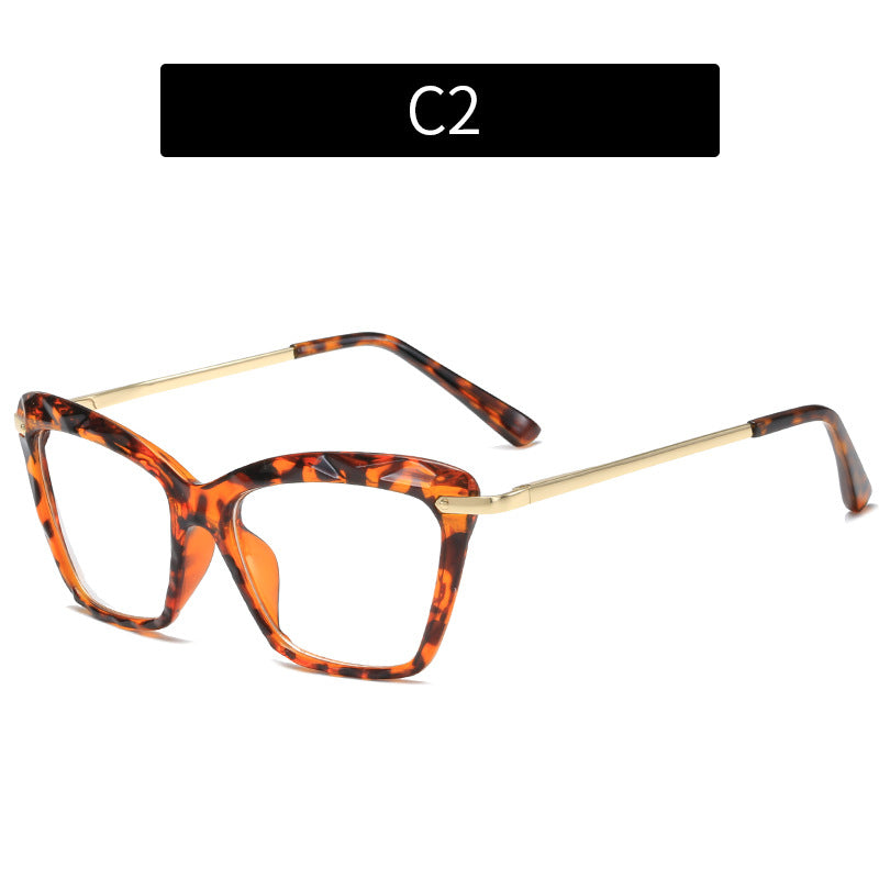 Trendy Crystal Cat-Eye Anti-Blue Light Glasses