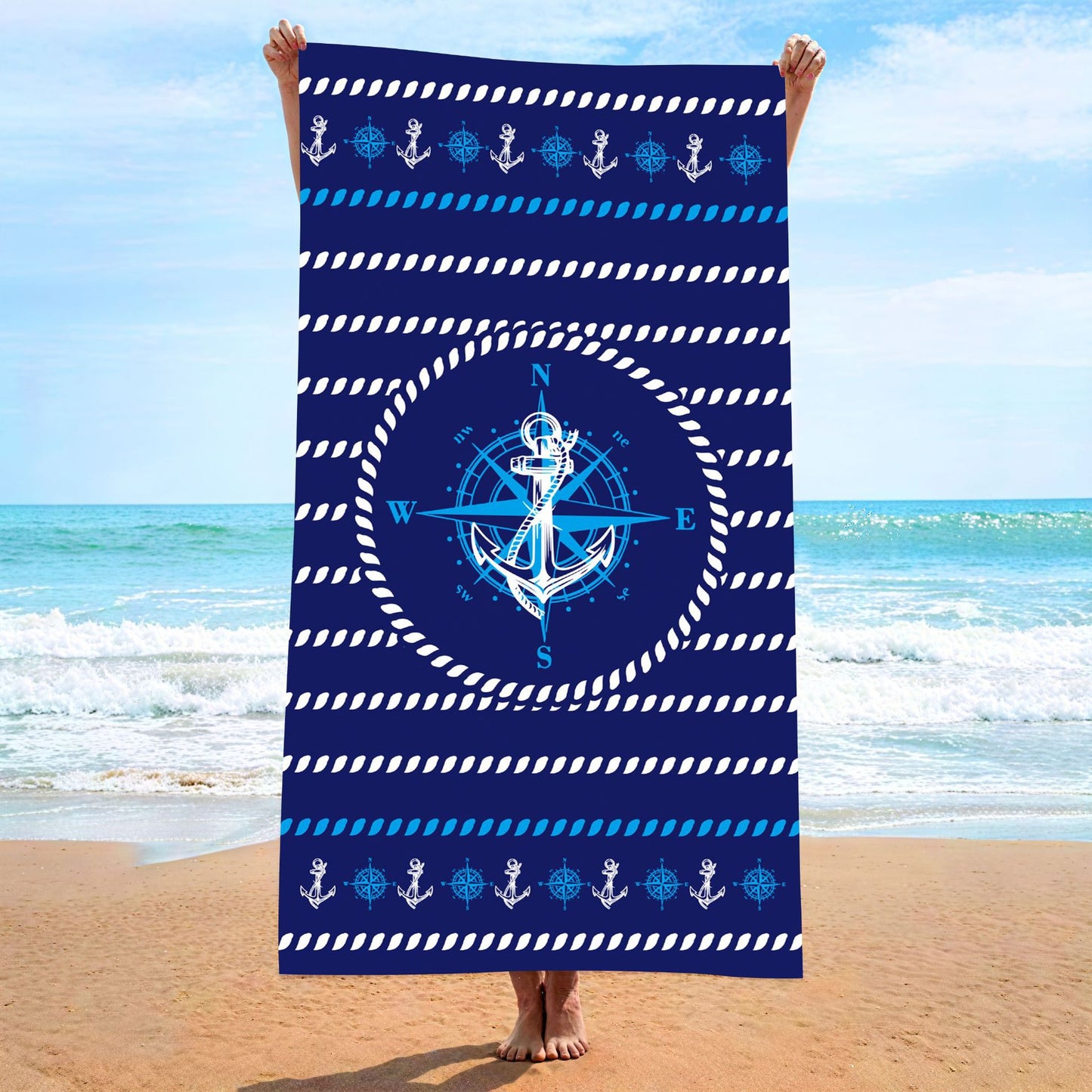 Customized Microfiber Beach Towel with Digital Print