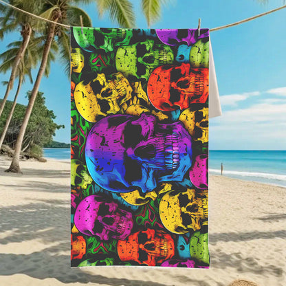 Ultra-Fine Microfiber Beach Towel Quick-Dry Bath Towel
