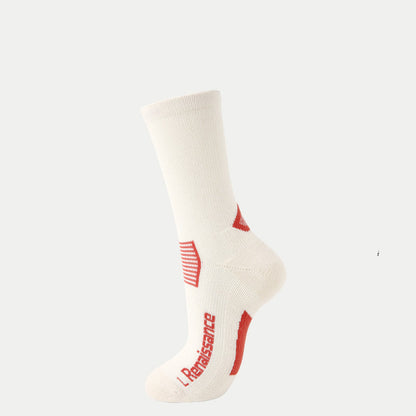 Running Socks Colorblock Coolmax Mid Calf