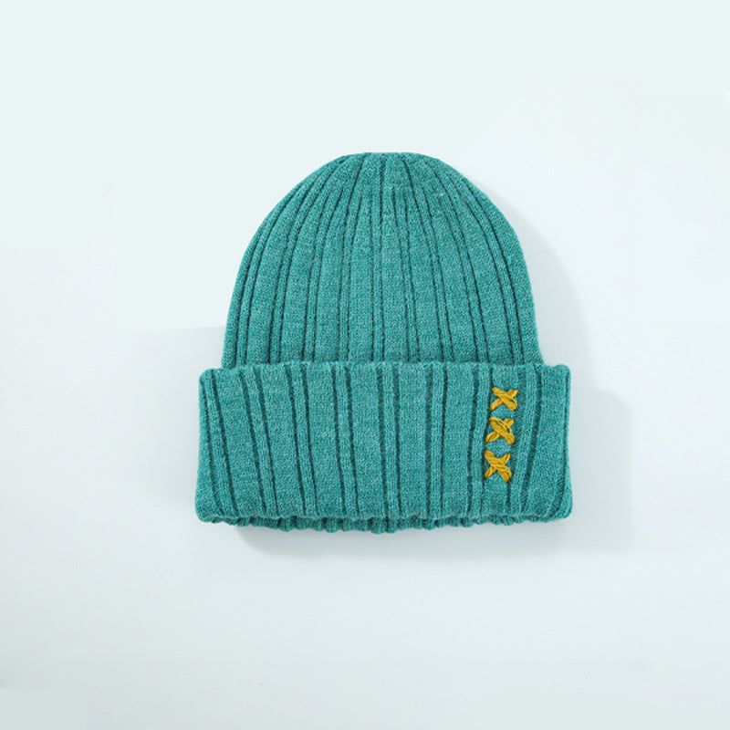 Trendy Solid Color Knitted Beanie for Men and Women