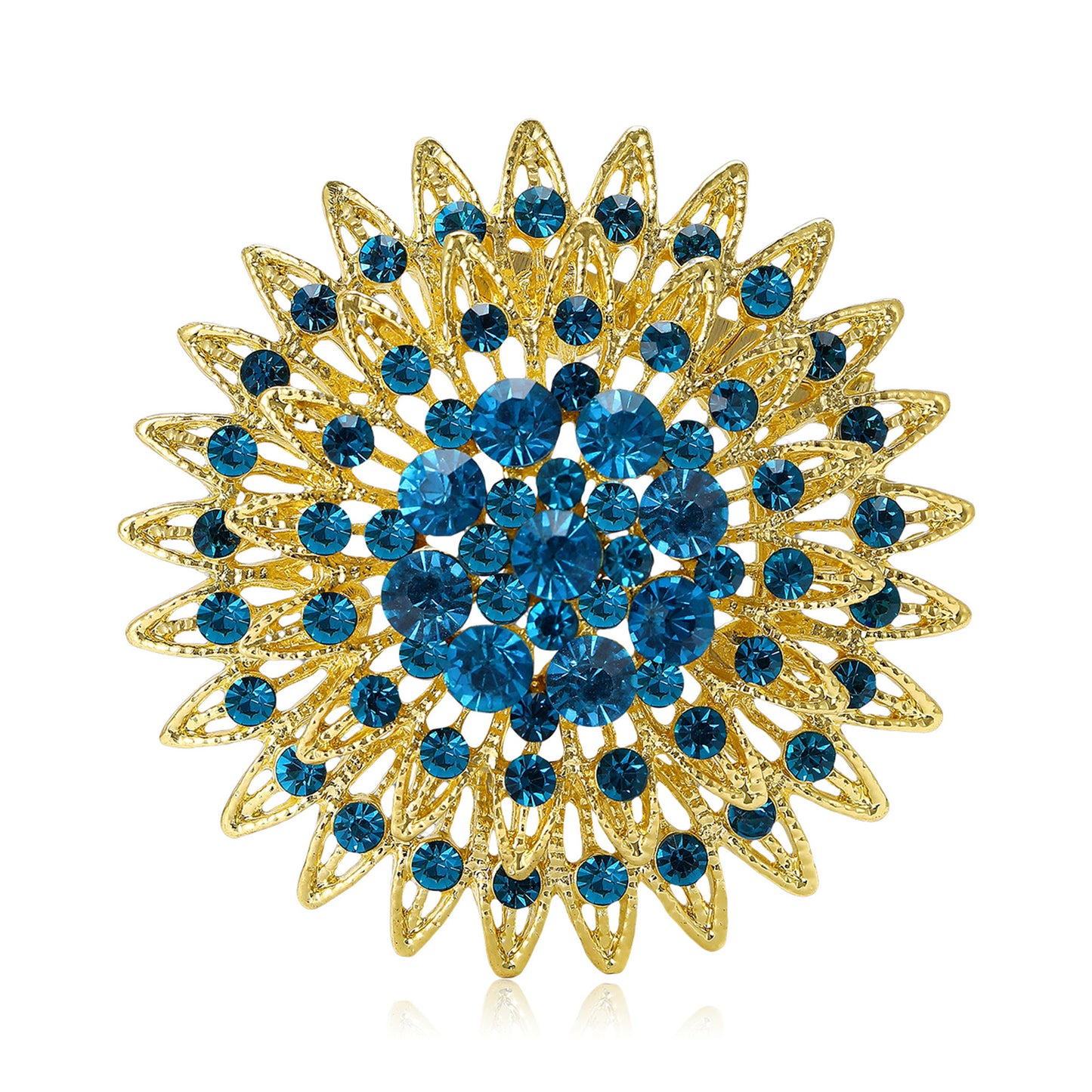 Creative Rhinestone Brooch Alloy Fashion Pin for Women