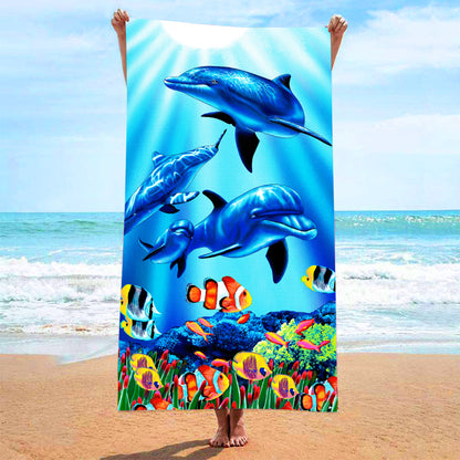 Customized Microfiber Beach Towel with Digital Print