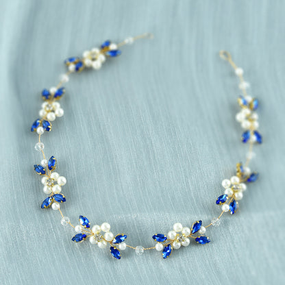Soft Chain Pearl Headband Bridal Hair Ornament