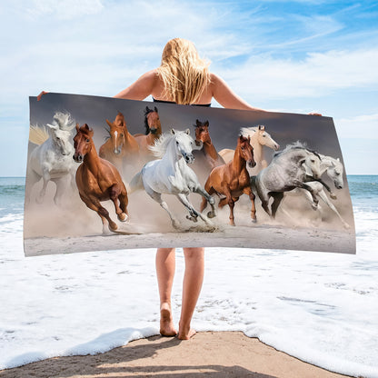 Custom Printed Beach Towel Microfiber Quick-Dry Towel