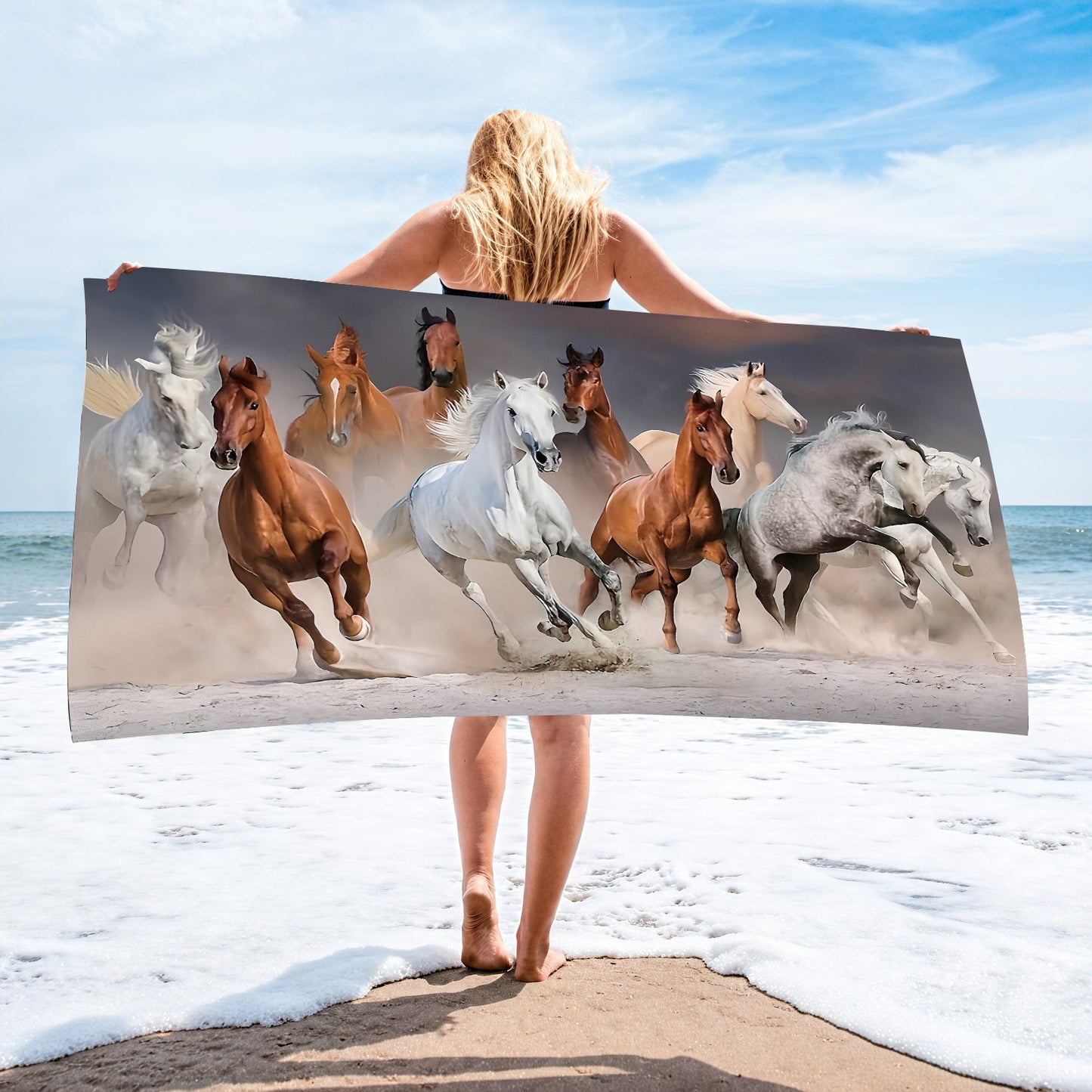 Custom Beach Towel Extra Large Microfiber Printed 100x180cm
