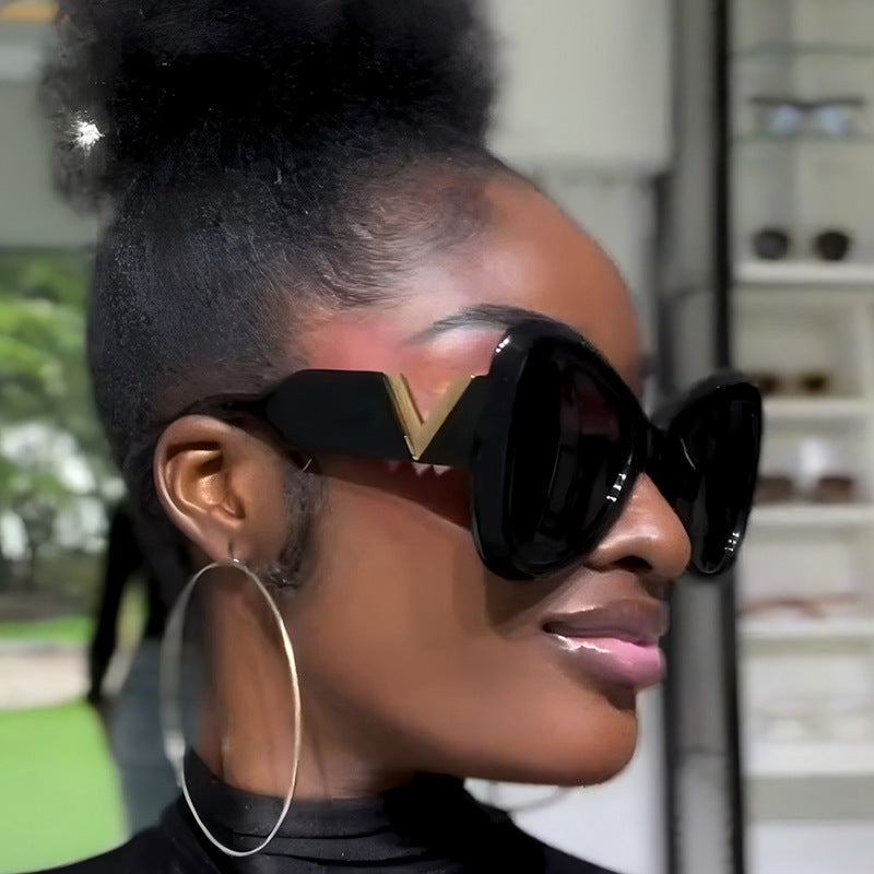 Butterfly Frame Sunglasses Trendy UV400 Protection Shades