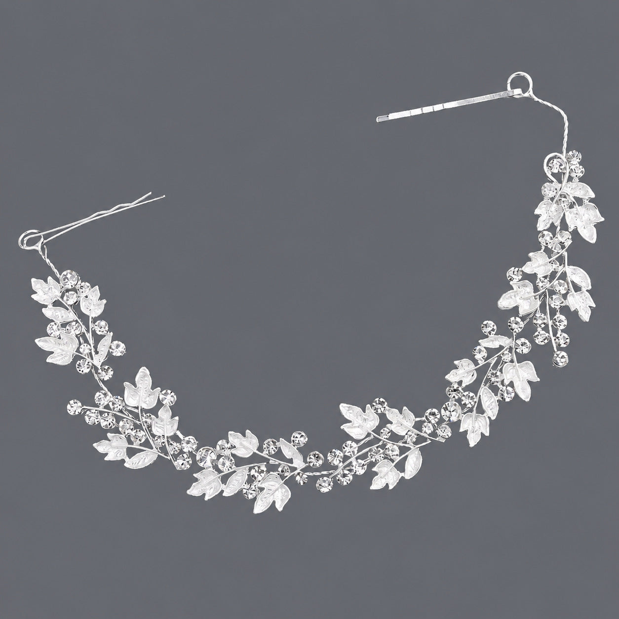 Elegant Floral Hairband with Rhinestones for Any Occasion