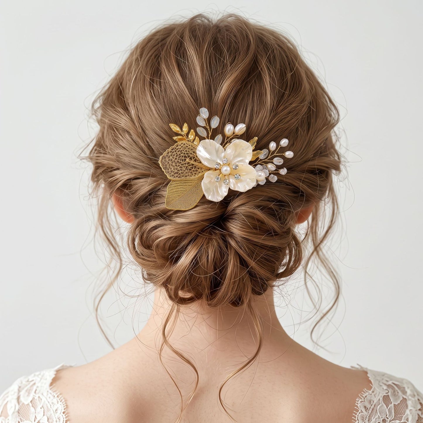 Elegant Acrylic Flower Hair Accessories Set for Women