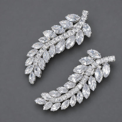 Elegant Zirconia Hair Clips for Everyday Style