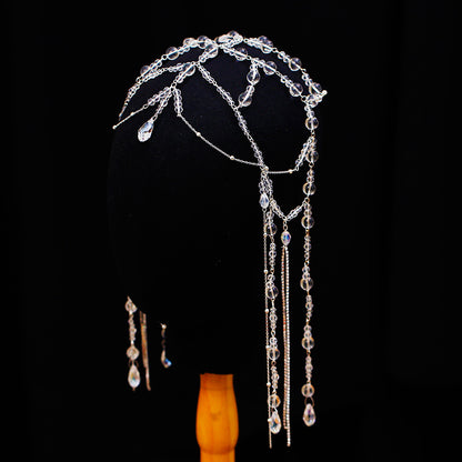 Crystal Tiara Wedding Headband Elegant Bridal Hairpiece