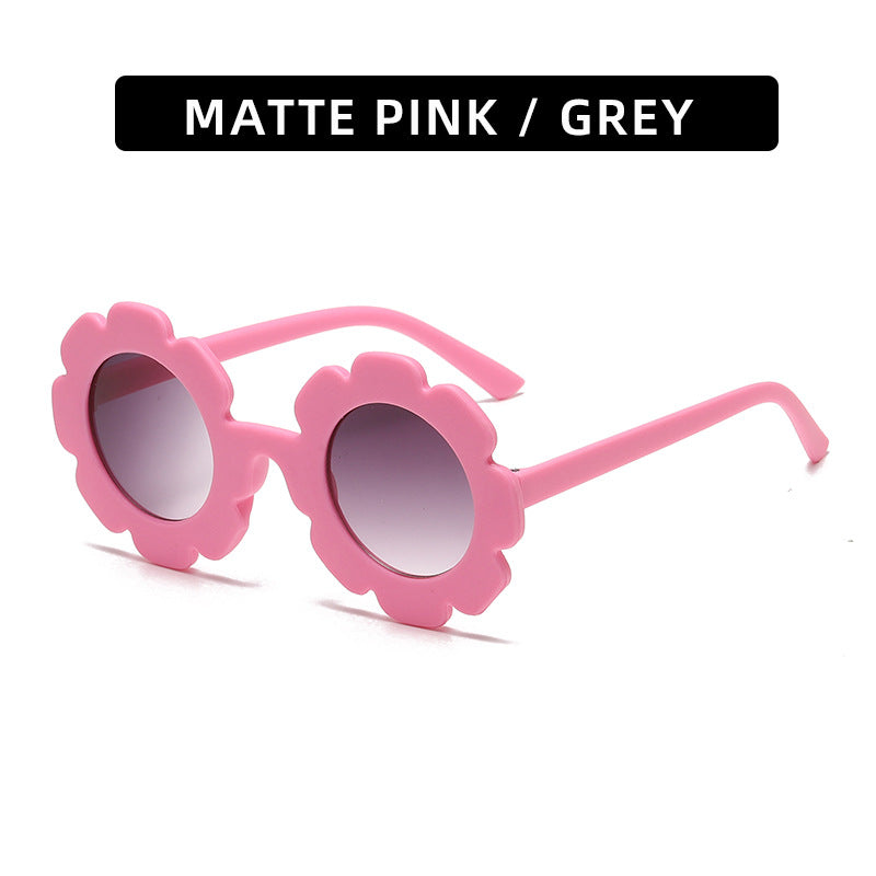 Trendy Kids' Sunglasses Cute Sunflower Design UV400 Protection