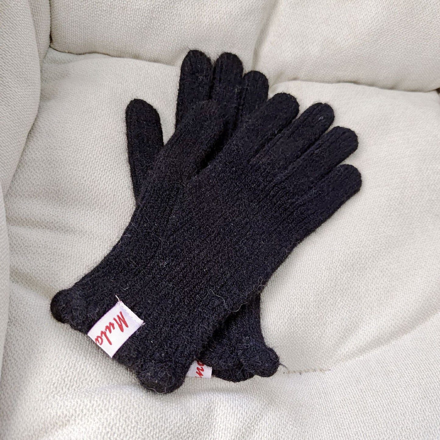 Wool Fingerless Touchscreen Gloves Warm Mittens for Women