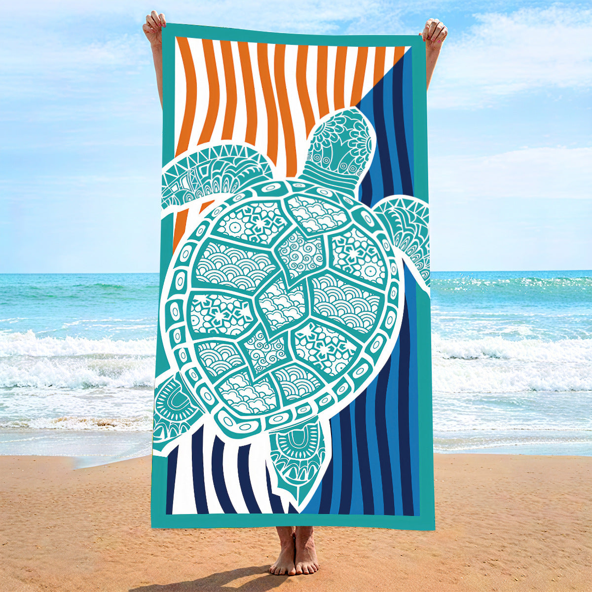 Custom Beach Towel Extra Large Microfiber Printed 100x180cm