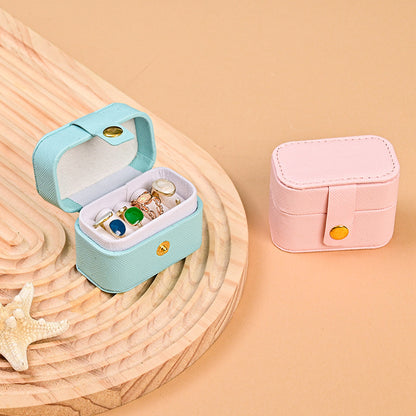Mini Jewelry Ring Box Portable Travel Organizer