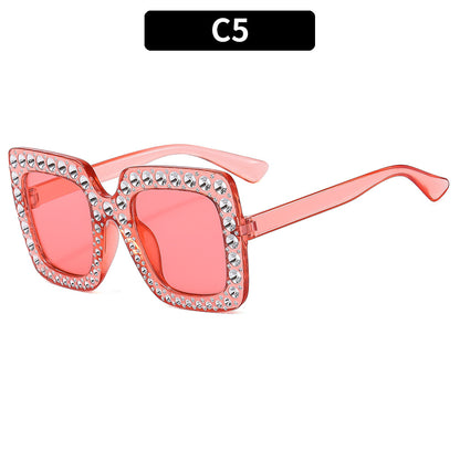 Kids Bling Sunglasses Trendy UV400 Protection Beach Sunglasses