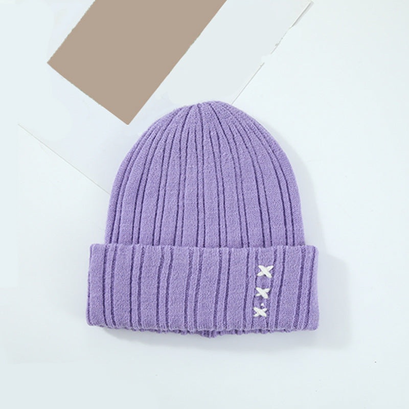 Trendy Solid Color Knitted Beanie for Men and Women