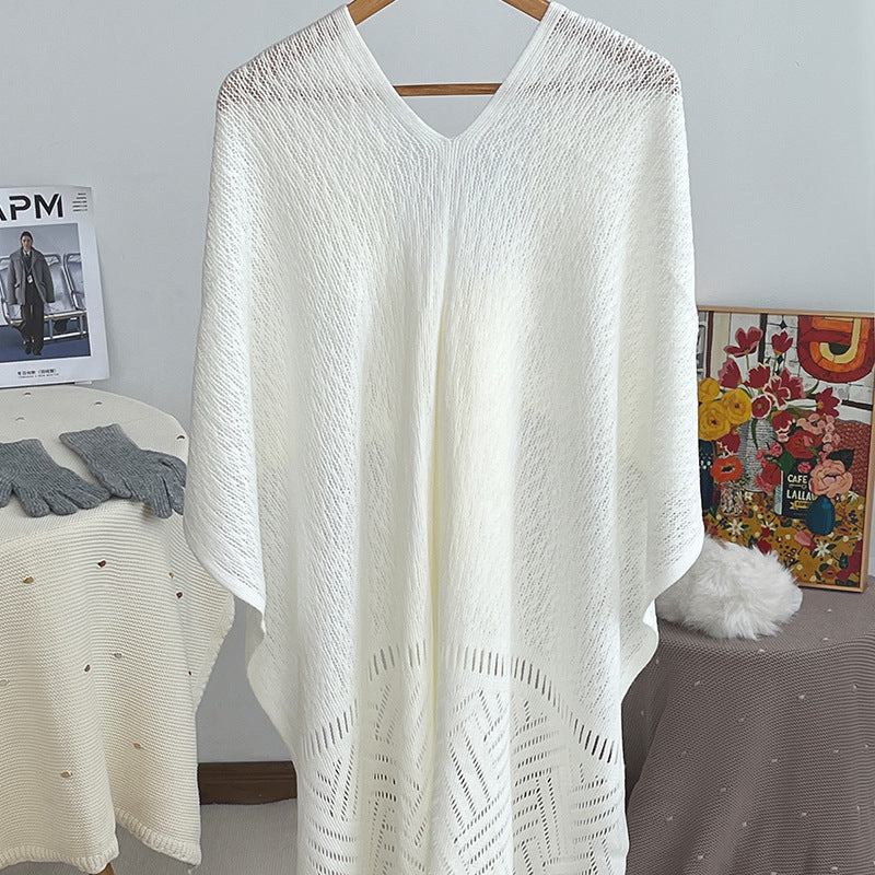 Trendy Ethnic Embroidered Fringe Cardigan Shawl