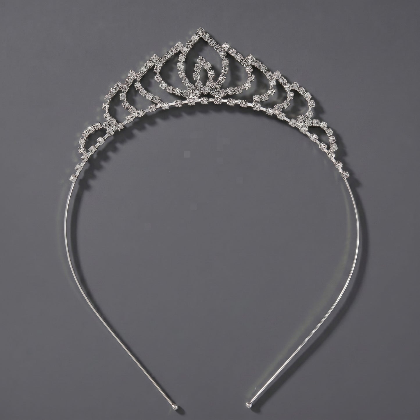 Luxury Rhinestone Princess Crown Headpiece for Birthdays and Weddings