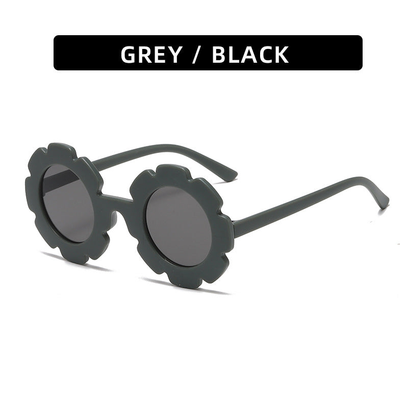 Trendy Kids' Sunglasses Cute Sunflower Design UV400 Protection