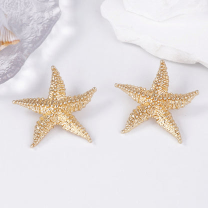 Starfish Pendant Necklace And Studs Ocean Casual
