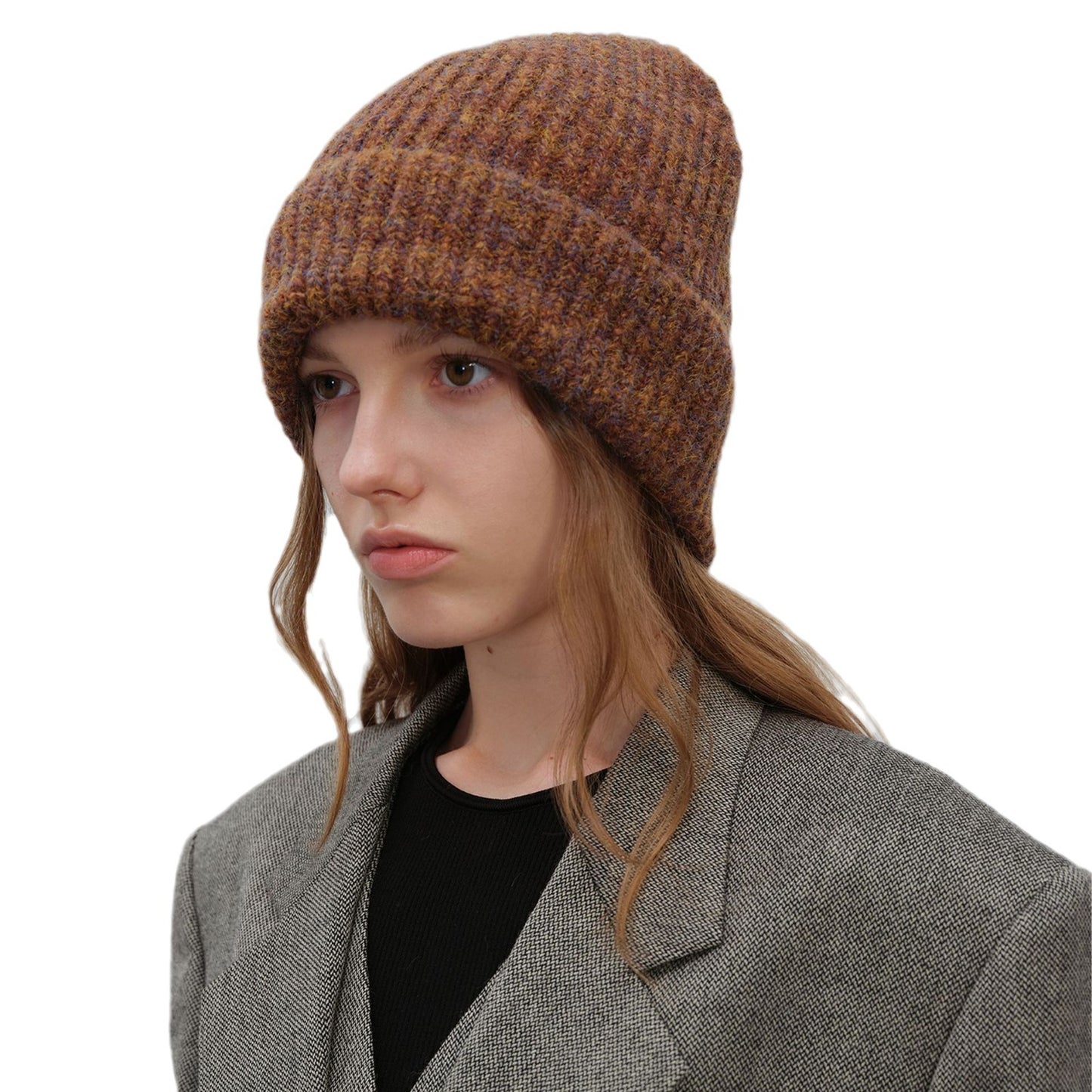 Thick Warm Knit Beanie Hat for Men and Women