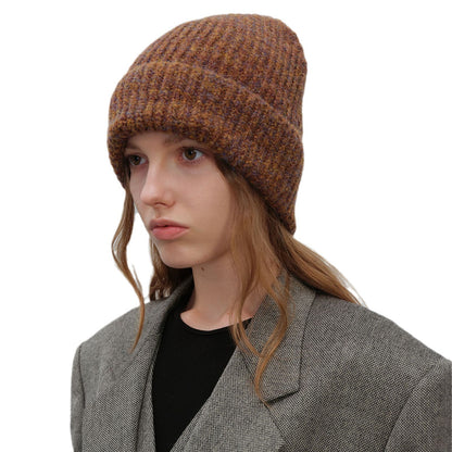 Thick Warm Knit Beanie Hat for Men and Women