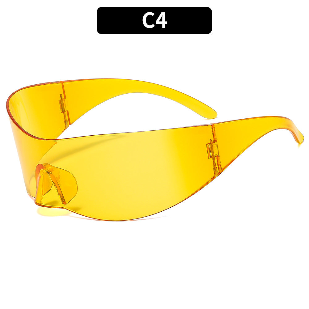 Trendy Futuristic Y2K Fashion Sunglasses for Outdoor Activities