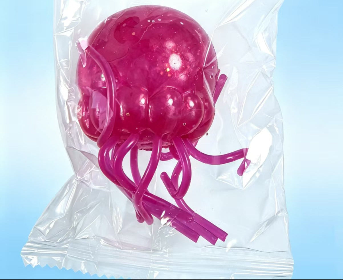 Jellyfish Squishy Glow In The Dark TPR Stress Toy