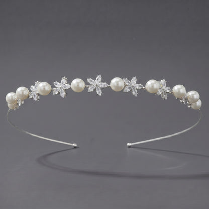 Luxury Rhinestone Princess Crown Headpiece for Birthdays and Weddings