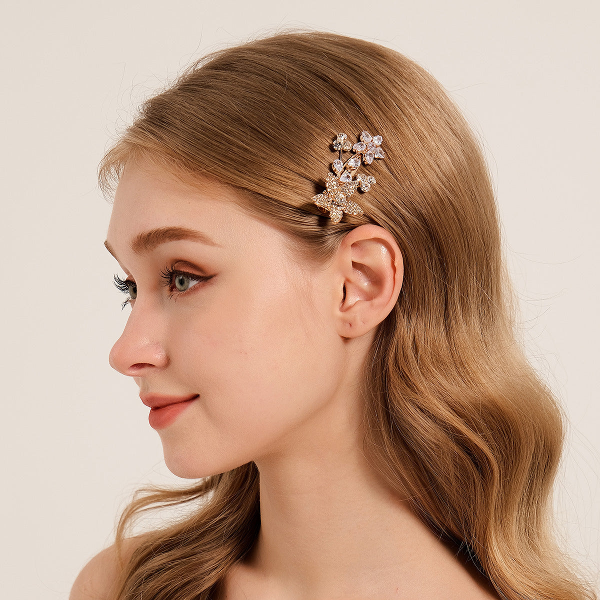 Elegant Zirconia Hair Clips for Everyday Style