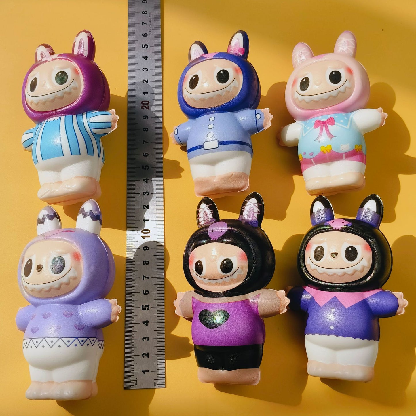 Labubu Sensory Squishy Plush PU Slow Rebound