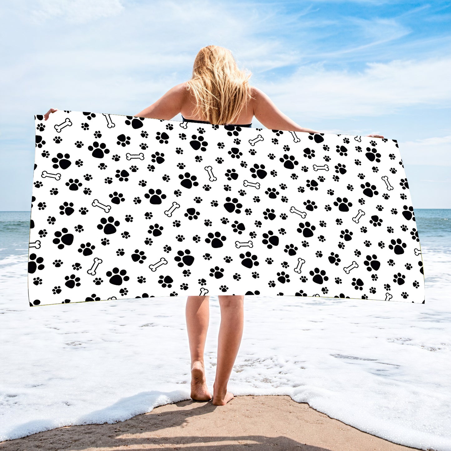 Custom Printed Beach Towel Microfiber Quick-Dry Towel