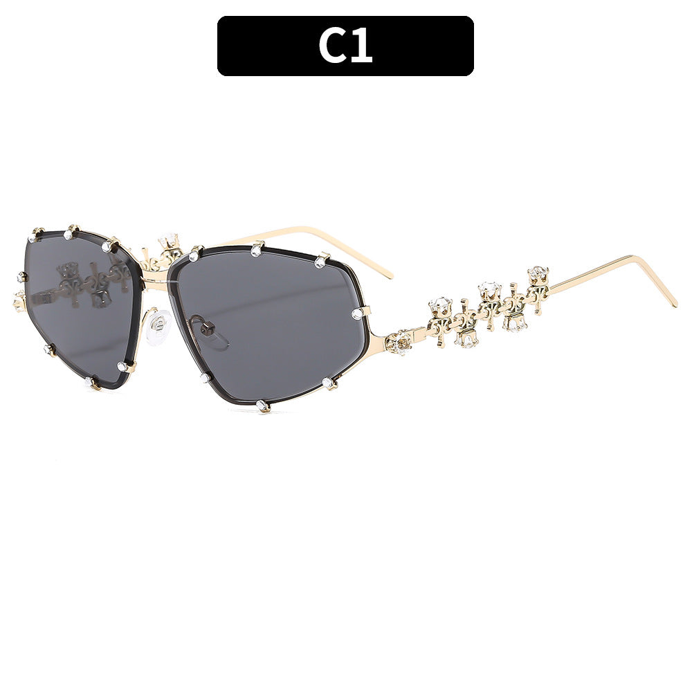 Cyberpunk Oversized Sunglasses Stylish Futuristic Shades