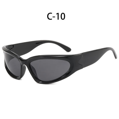 Y2K Style Oval Sunglasses with UV400 Protection