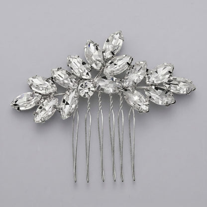 Exquisite Pearl and Crystal Flower Headpiece for Bridal Photoshoots