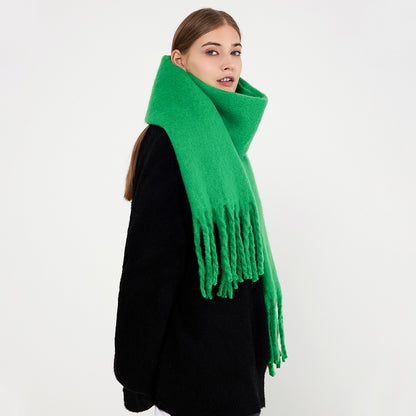28 Colors Cozy Soft Cashmere Feel Scarf for Women