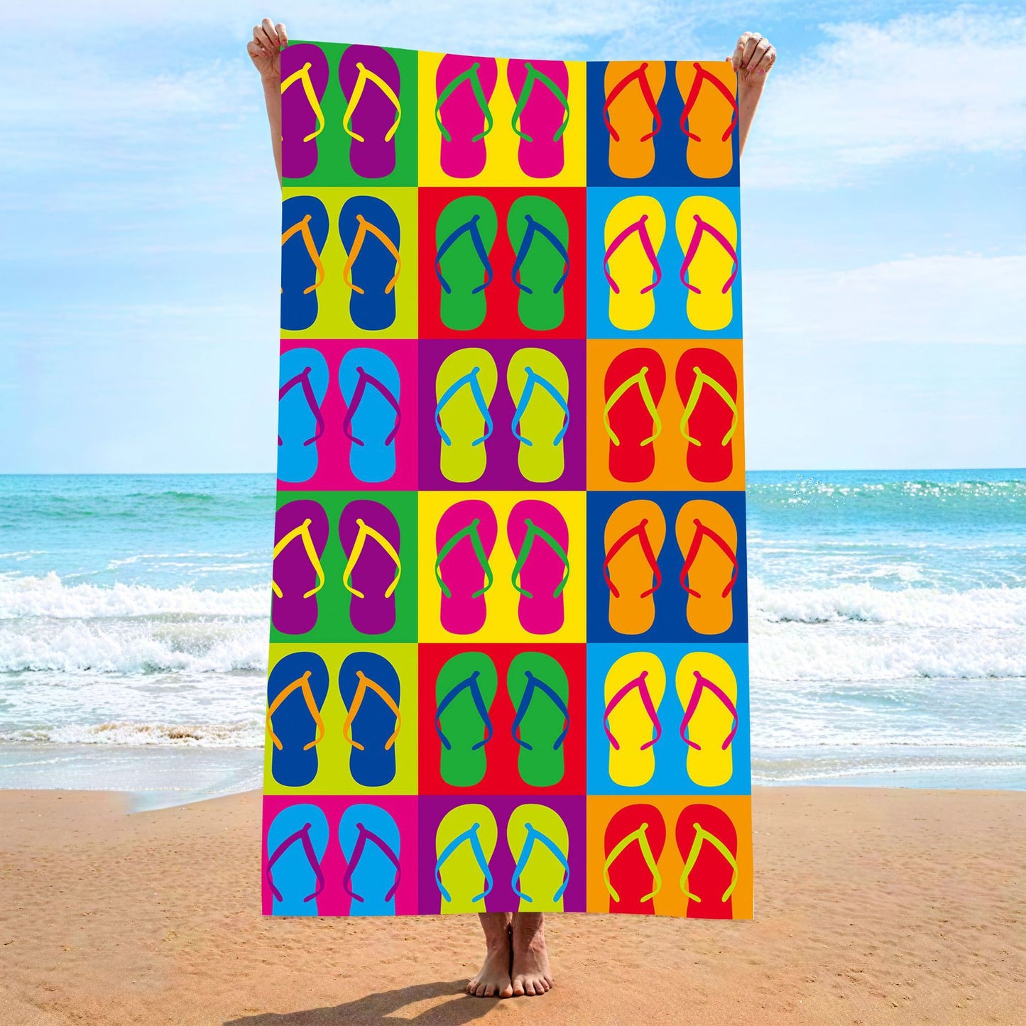 Customized Microfiber Beach Towel with Digital Print