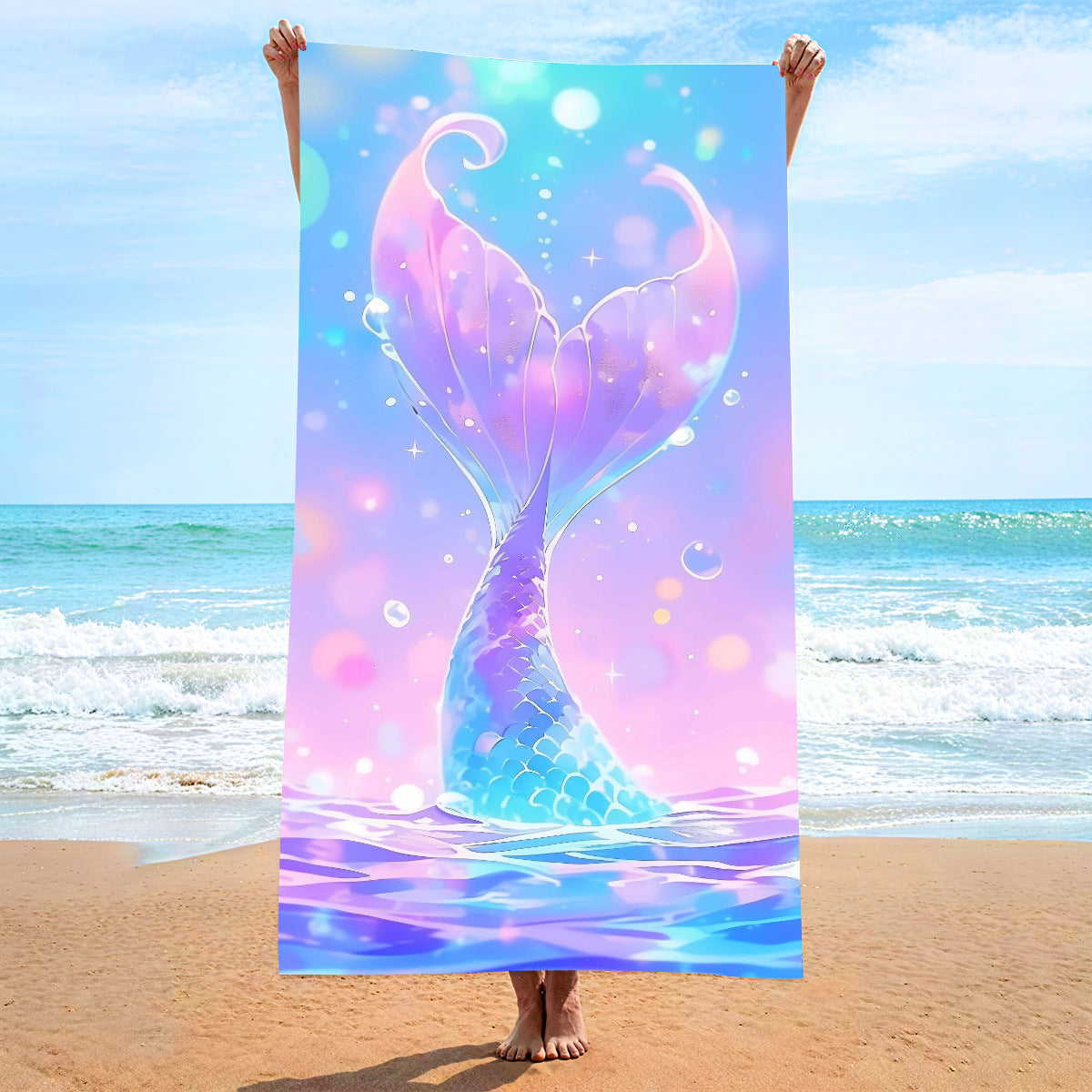 Custom Printed Beach Towel Microfiber Quick-Dry Towel
