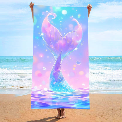 Custom Printed Beach Towel Microfiber Quick-Dry Towel